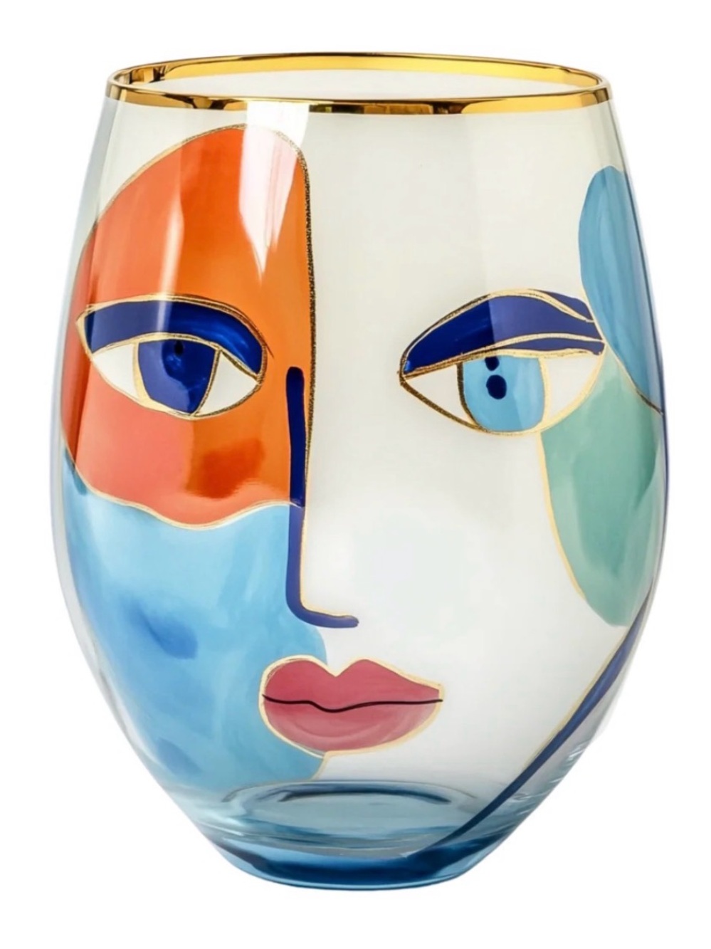 Cornet Barcelona Artistic Gaze Stemless Wine Glasses – Set of 4 - Picture 7 of 16